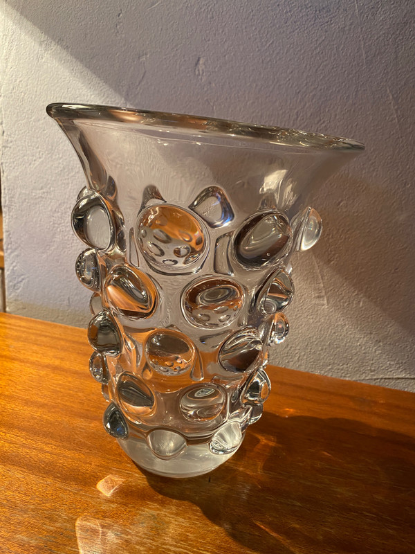 Bamako vase signed R Lalique