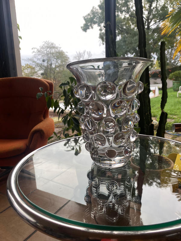 Bamako vase signed R Lalique