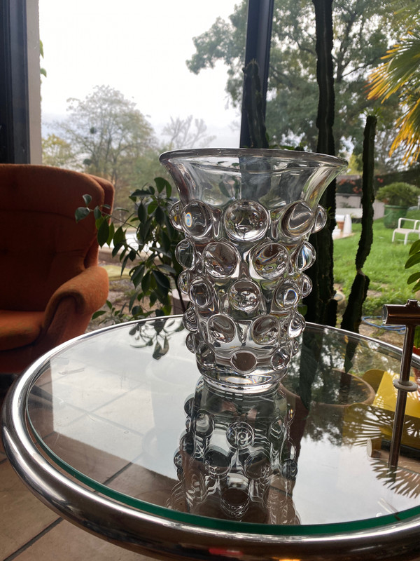 Bamako vase signed R Lalique