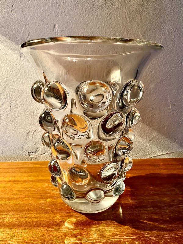 Bamako vase signed R Lalique