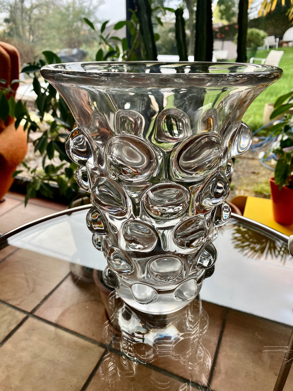 Bamako vase signed R Lalique