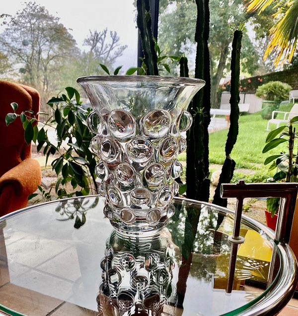 Bamako vase signed R Lalique