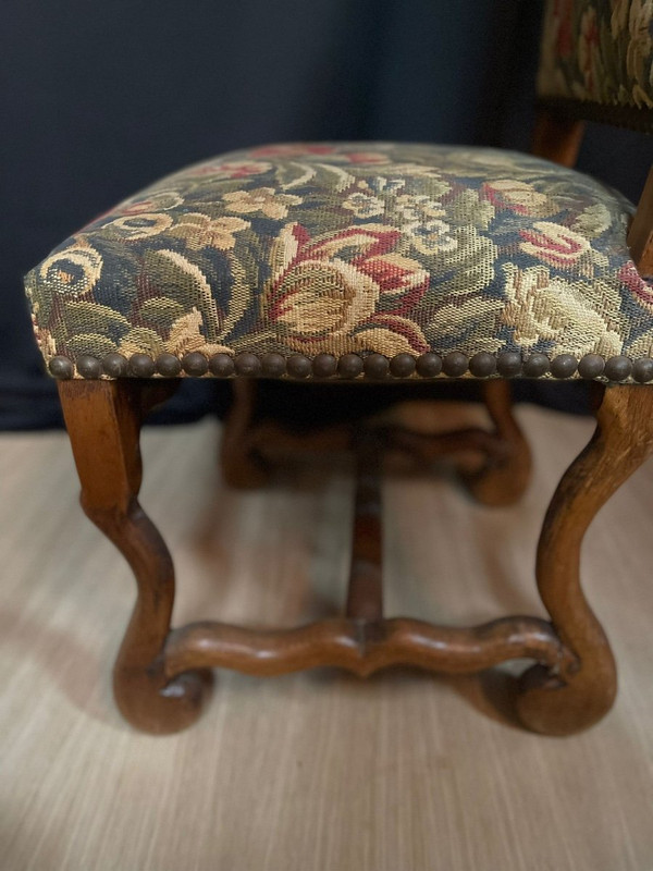 Ensemble De 6 Chaises Louis XIV Os De Moutons Datant Du  19 E Siècle ( prix spécial sur demande )