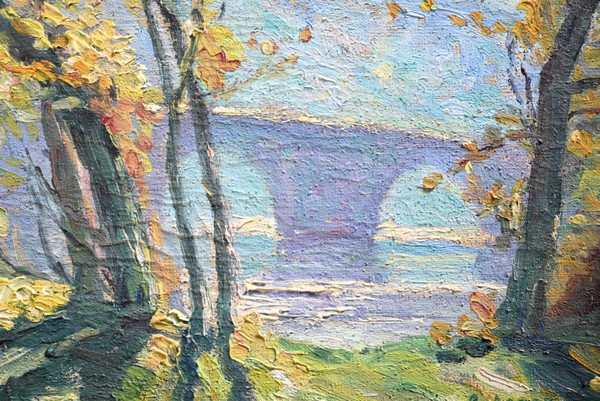 Peinture à l’Huile sur Toile – Fin XIXe