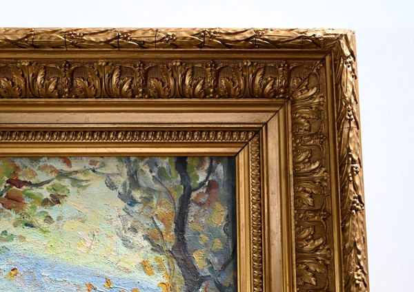 Peinture à l’Huile sur Toile – Fin XIXe