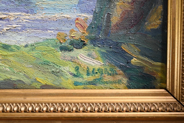 Peinture à l’Huile sur Toile – Fin XIXe