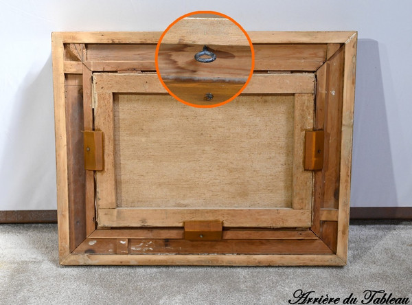 Peinture à l’Huile sur Toile – Fin XIXe