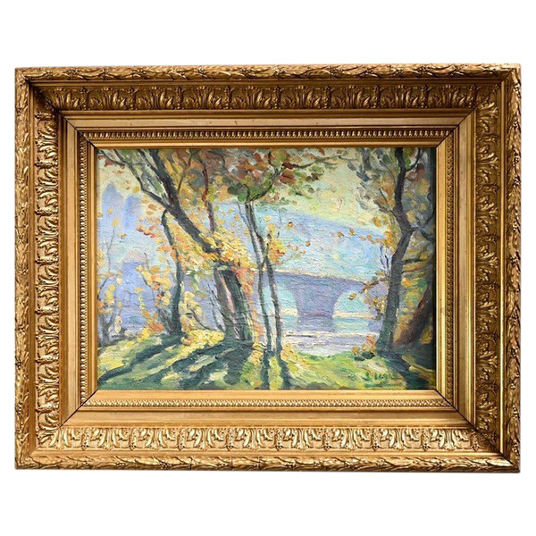 Peinture à l’Huile sur Toile – Fin XIXe