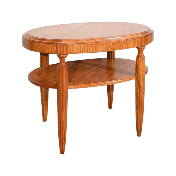 Petite Table en Acajou Clair, Art Déco – 1930