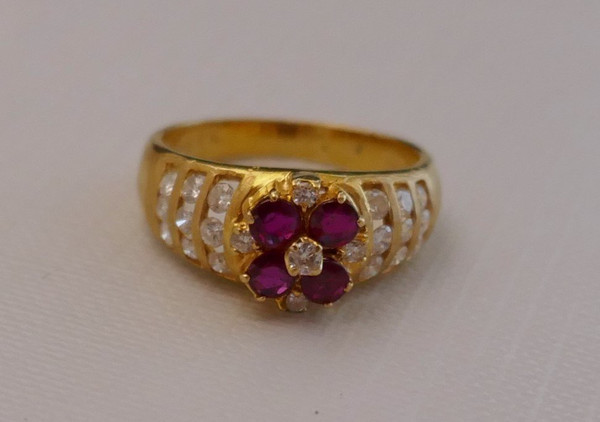 Ruby and Diamond Ring.