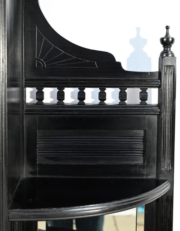 Meuble d’Entre Deux en Poirier Noirci, style Napoléon III – Fin XIXe