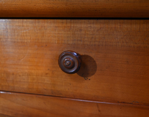 Table de Chevet en Merisier et Frêne – Fin XIXe