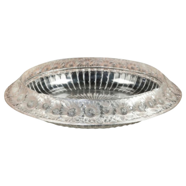 René Lalique “Daisy” Cup In Molded Crystal