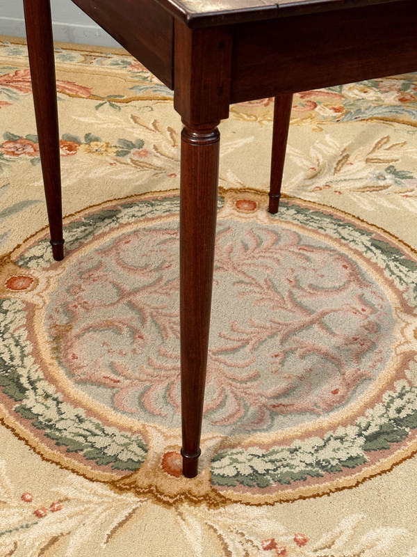 Cabaret Table In Mahogany Port Work From The 18th Century