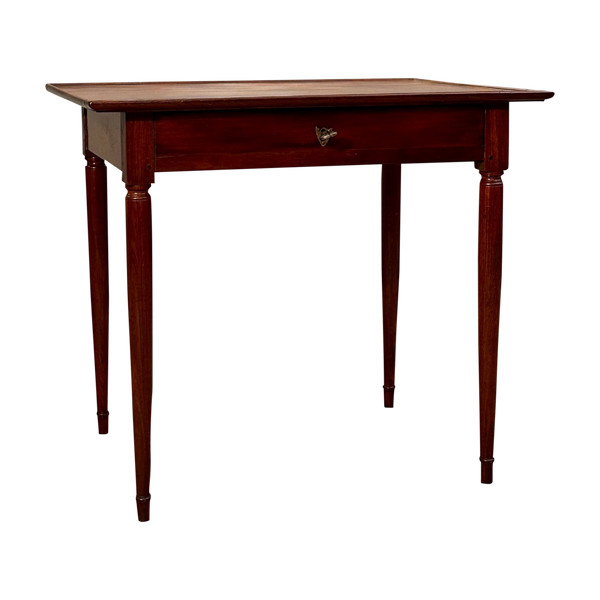 Cabaret Table In Mahogany Port Work From The 18th Century