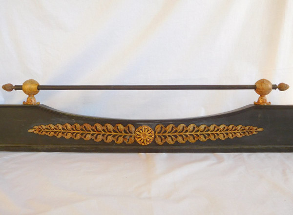 Antique Bronze Empire Mantelpiece With Lions - early 19th century