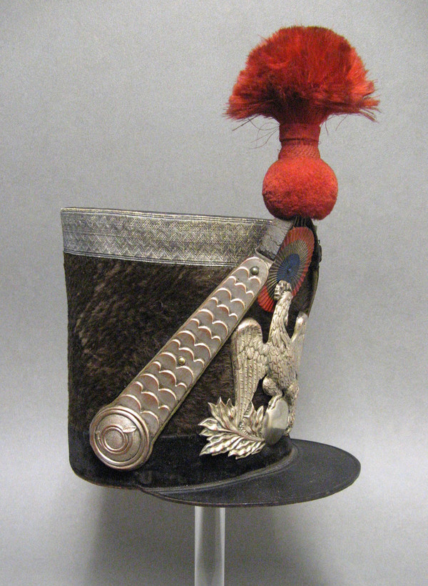 National Guard Hunter Officer Shako, Model 1837, July Monarchy.