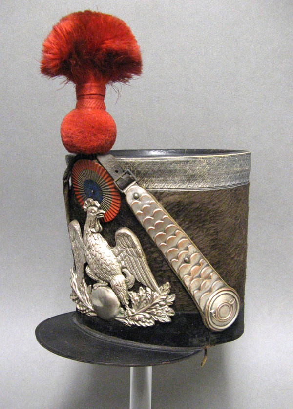 National Guard Hunter Officer Shako, Model 1837, July Monarchy.