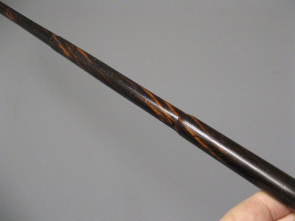 19th Century Horn Pommel Rifle Cane.