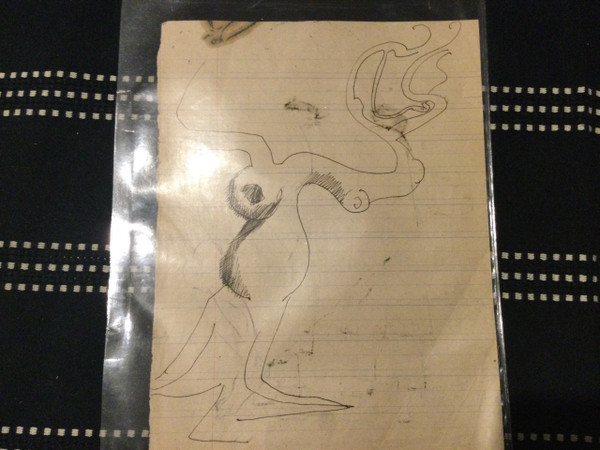 Drawing signed Francois LOMBARDI