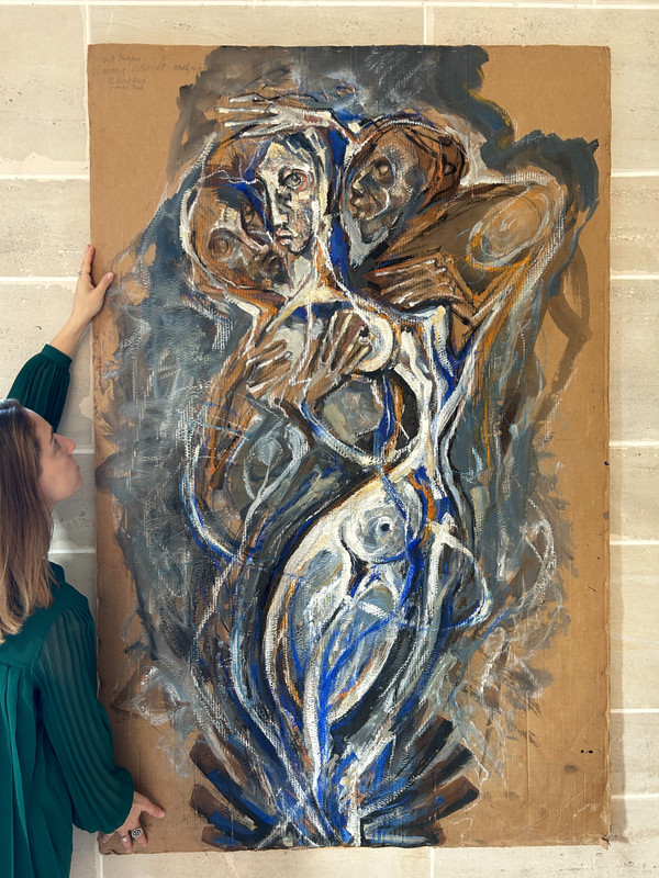 Tableau représentant Venus Anadyonème Suite Dionysos de Pôl Roux
