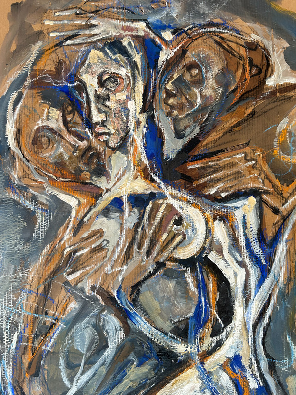 Tableau représentant Venus Anadyonème Suite Dionysos de Pôl Roux