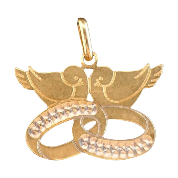 Birds pendant, 18-carat gold.