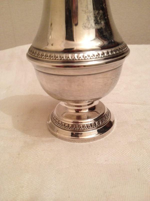 Silver metal sprinkler "Palmettes" model