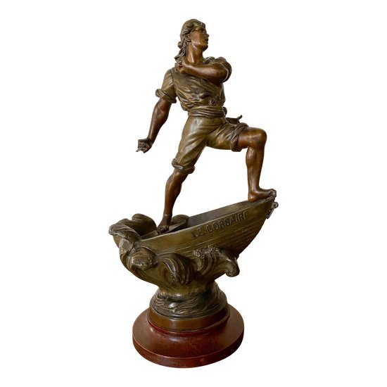 Bronze von L Raphael "Le Corsaire"