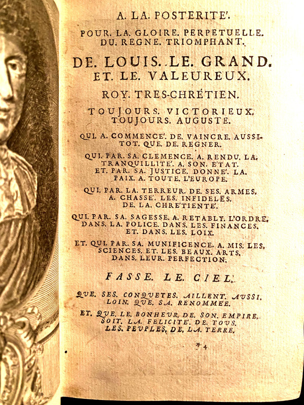 Chronological summary of the History of France by François de Mézeray, in 5 beautiful volumes in vellum from the time in Amsterdam Henri Schelte 1701