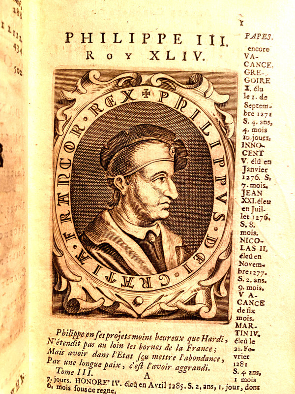 Chronological summary of the History of France by François de Mézeray, in 5 beautiful volumes in vellum from the time in Amsterdam Henri Schelte 1701