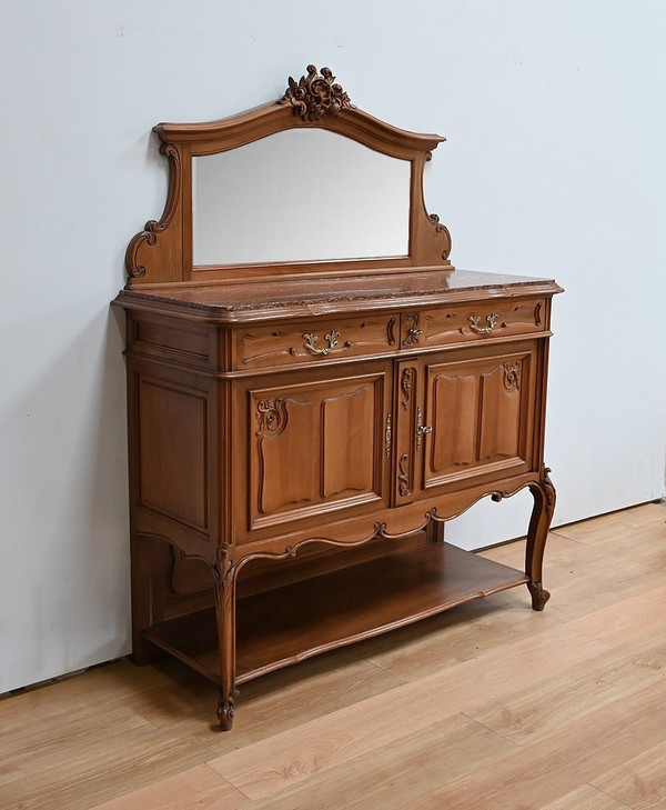 Buffet Desserte en Noyer, style Louis XV – Début XXe