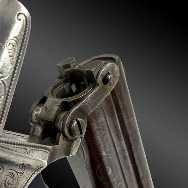 Pistola sovrapposta su licenza di fabbricazione - Stati Uniti - XIX secolo
