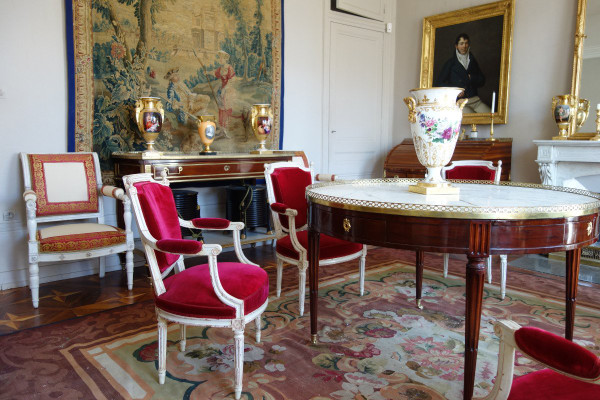 Große Empire-Ziervase aus Pariser Porzellan – François Premier
