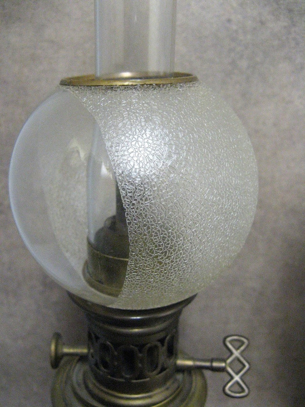 Paire De Lampes à Pétrole XIXe. Napoléon III. 