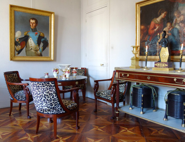 Mobilier De Salon, Suite De 4 Fauteuils Gondoles d'époque Consulat Par Jacob Frères