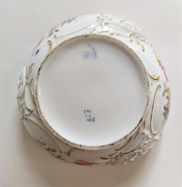 Carl Schumann Porcelain Jewelry Box Hand Painted 