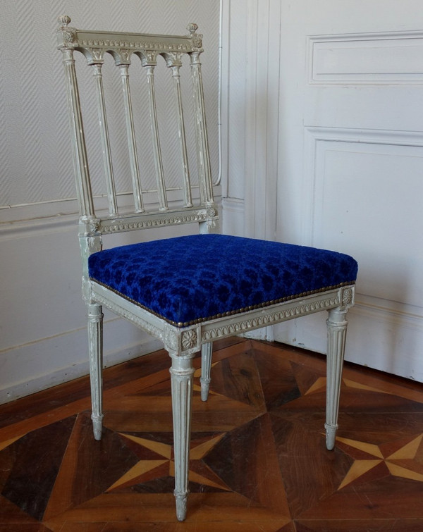 Set di 6 sedie da pranzo d'epoca Luigi XVI, modello Colonette di Jacob