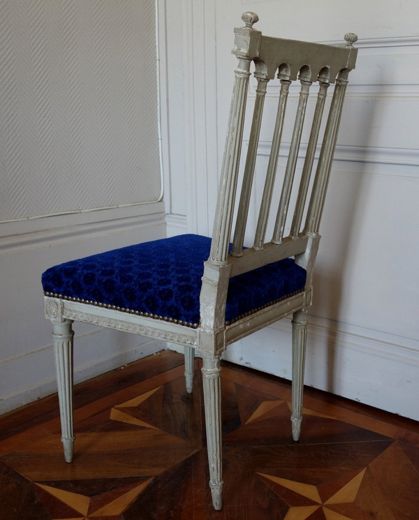 Set di 6 sedie da pranzo d'epoca Luigi XVI, modello Colonette di Jacob