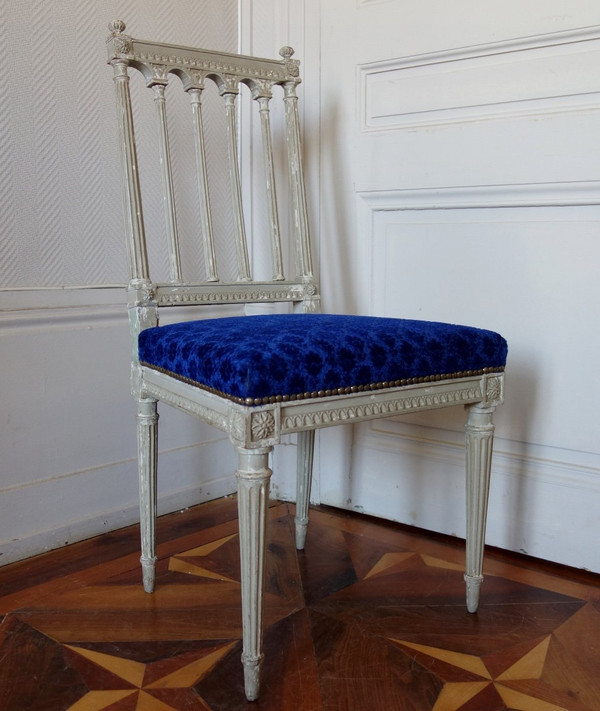 Set di 6 sedie da pranzo d'epoca Luigi XVI, modello Colonette di Jacob