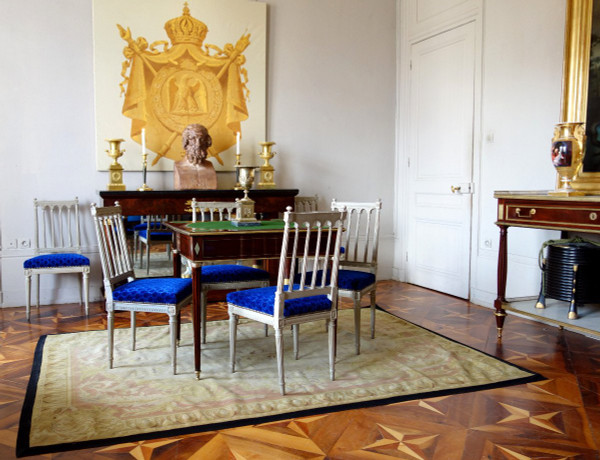 Set di 6 sedie da pranzo d'epoca Luigi XVI, modello Colonette di Jacob