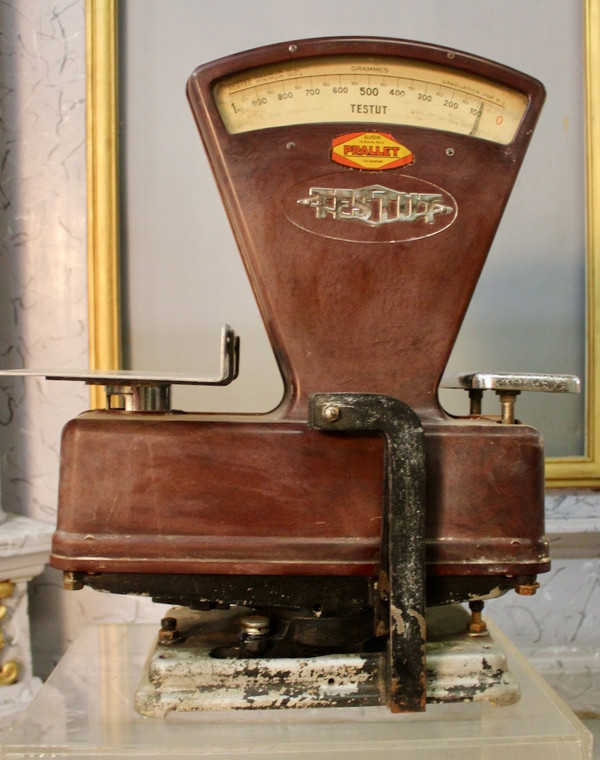 Balance Testut à Bain d'Huile Vintage  En Bakélite