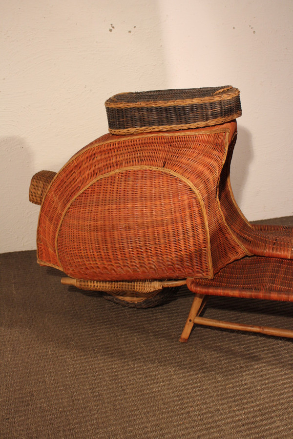 Scultura in vimini e bambù