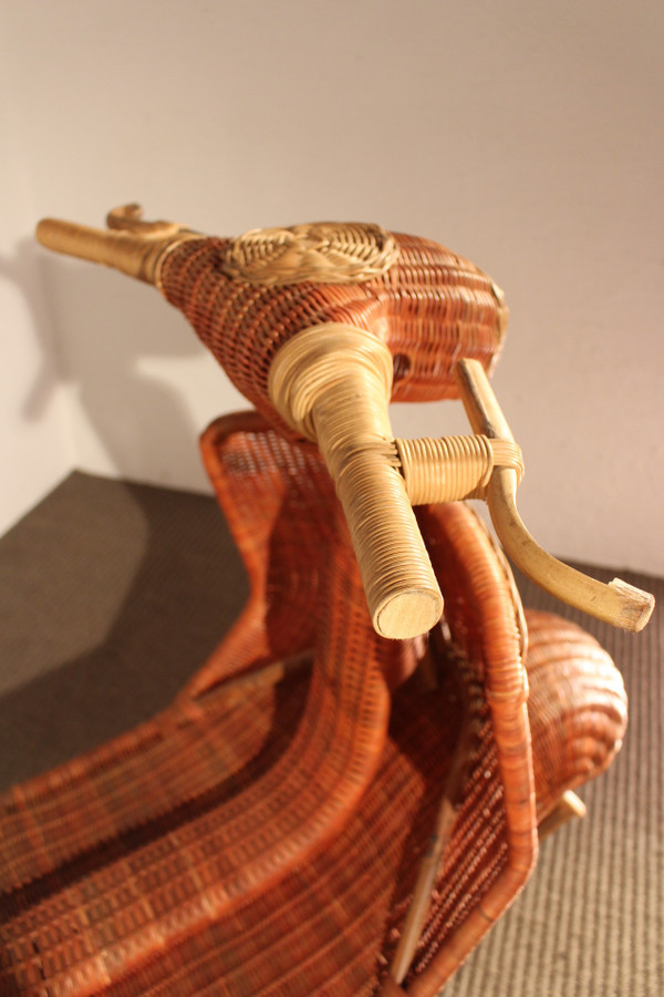 Scultura in vimini e bambù