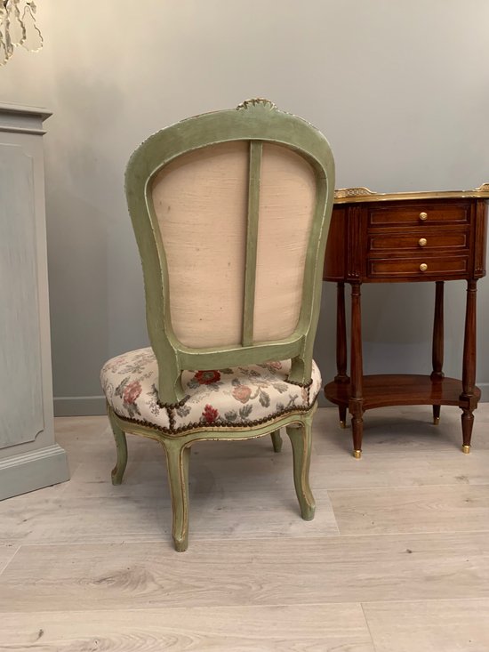 Pair Of Louis XV Style Chairs XIXth Century