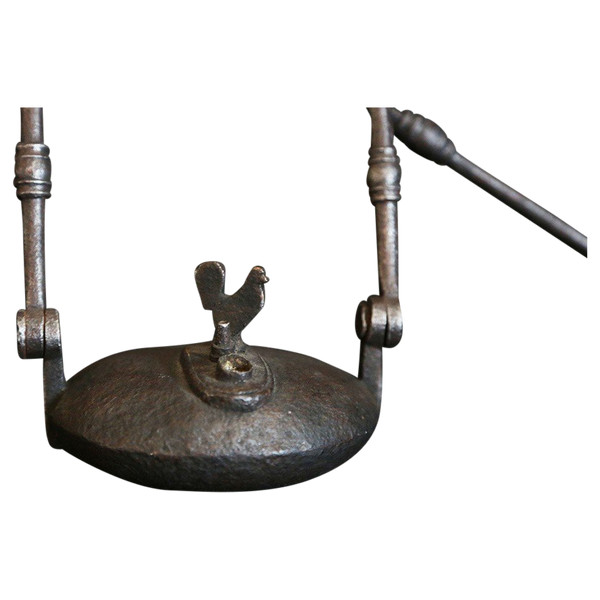Lampe à Huile XVIIème Siècle, Fer