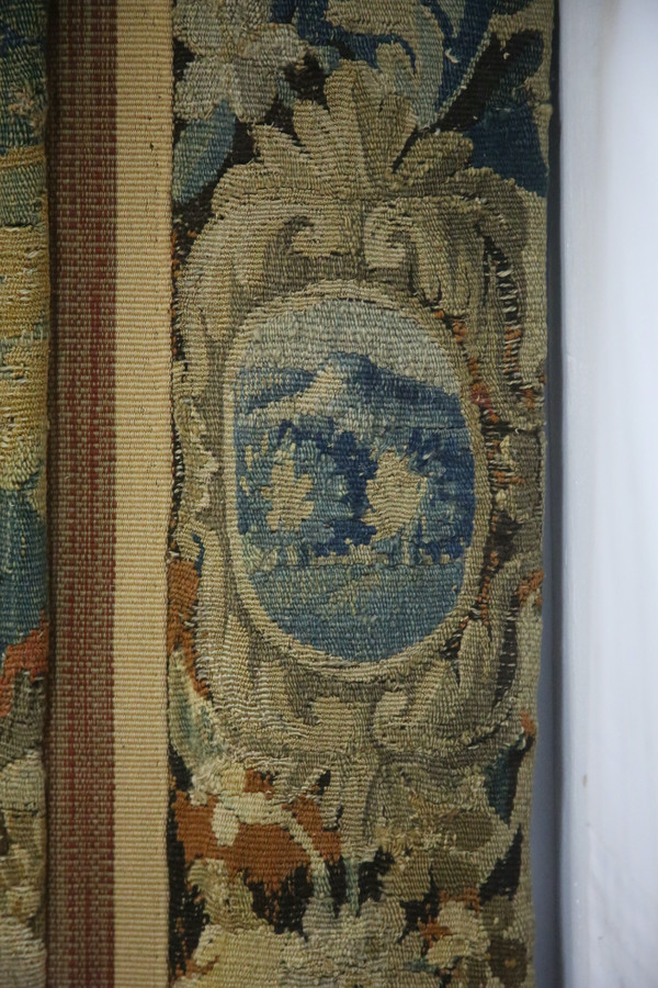 Aubusson tapestry, verdure aux oiseaux, 18th century.
