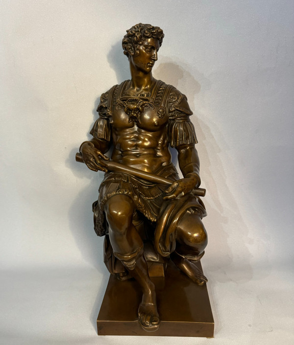 Bronzeskulptur, Julian von Medici XIX. Barbedienne (Michelangelo)