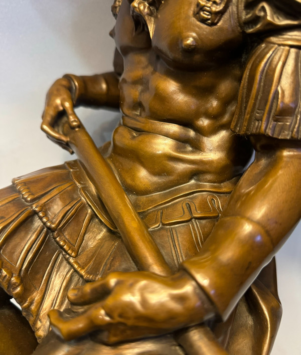 Bronzeskulptur, Julian von Medici XIX. Barbedienne (Michelangelo)