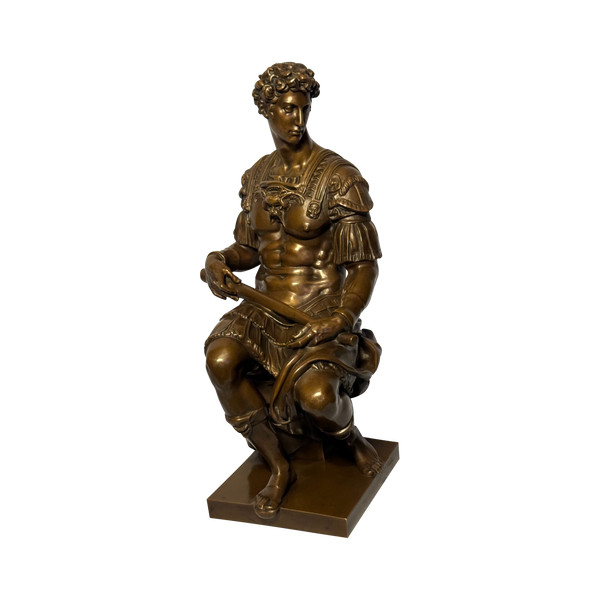 Bronzeskulptur, Julian von Medici XIX. Barbedienne (Michelangelo)